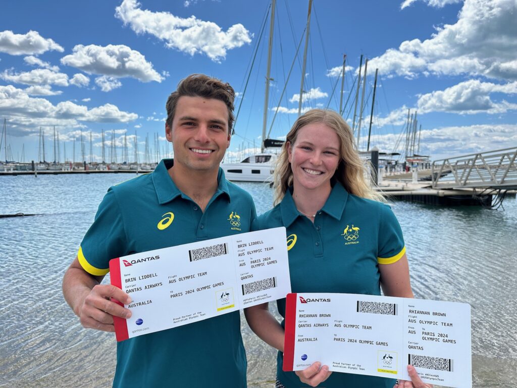 Brin Liddell & Rhiannan Brown in La Grande Motte, France CREDIT Darren Bundock 