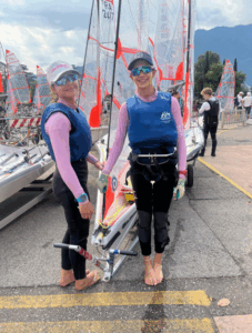 Ona and Lia Rafart 2025 29er European Championships, Lago di Garda, Italy