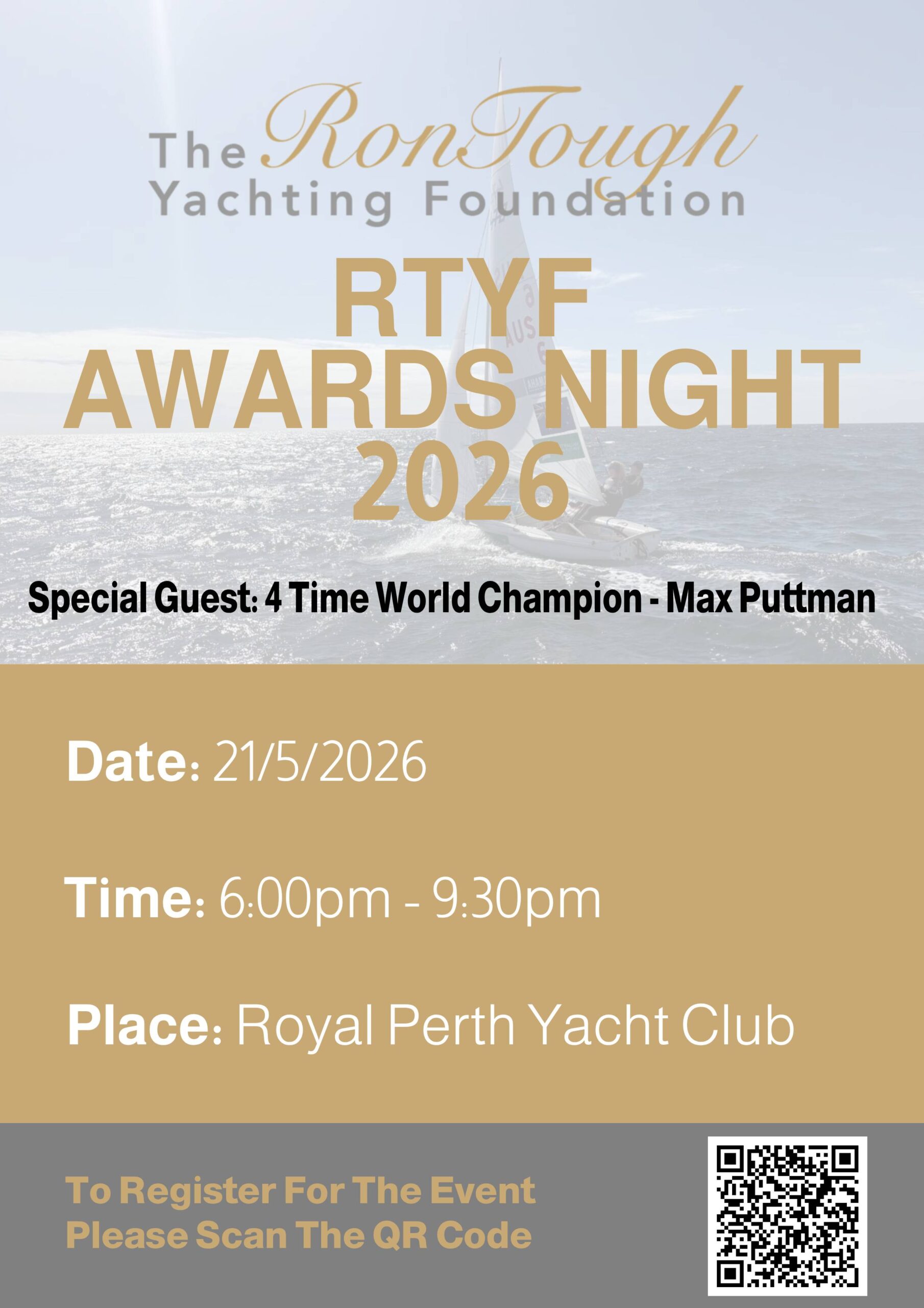 Ron Tough Yachting Foundation Awards Night 2026